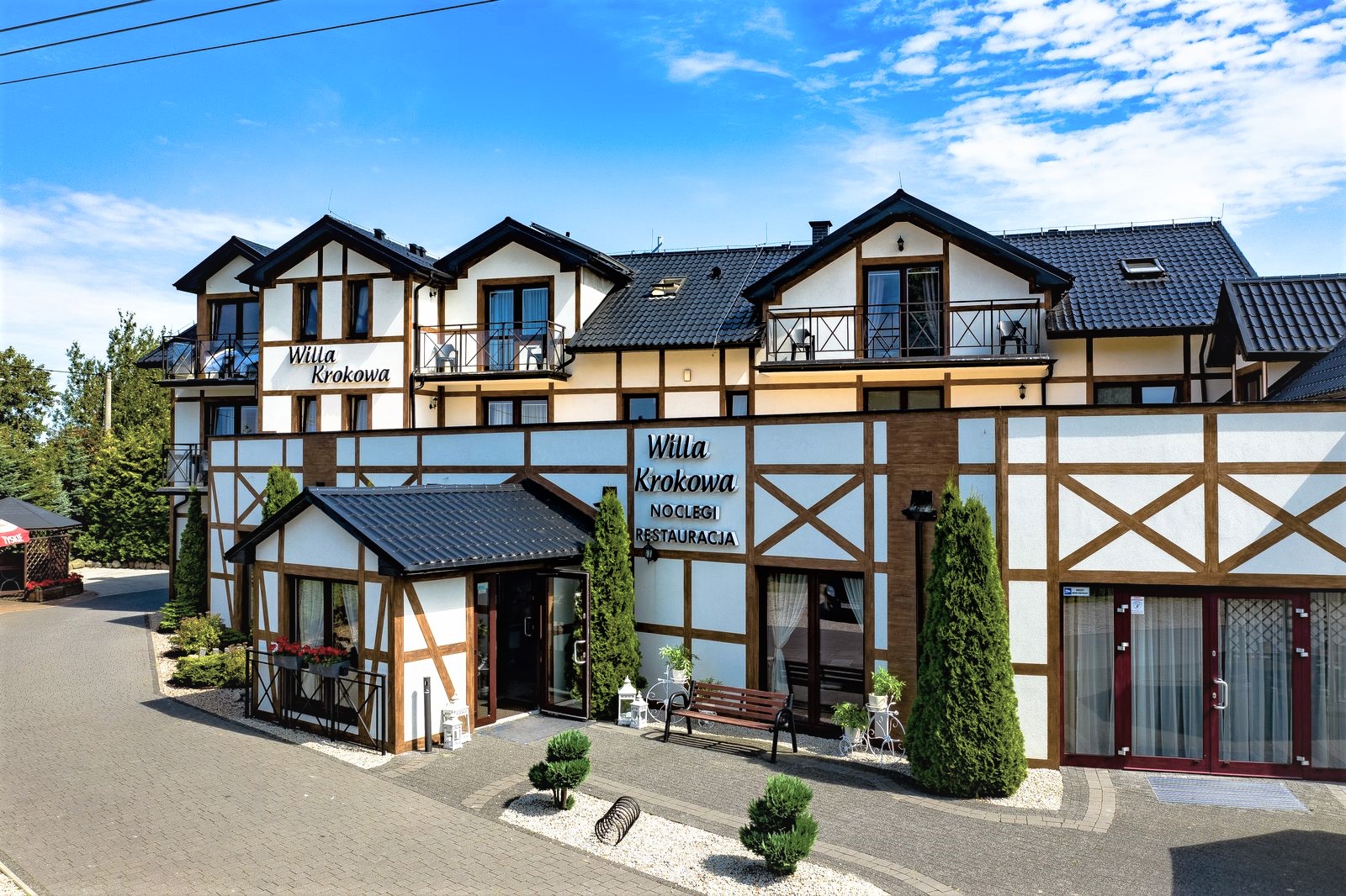 Hotel Willa Krokowa z zewnątrz